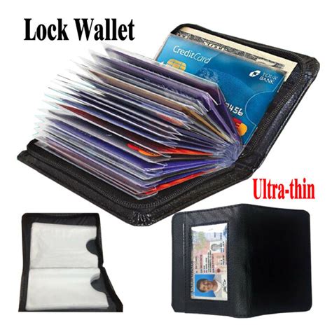 as seen on tv rf id wallet|bulbhead wallet with card lock.